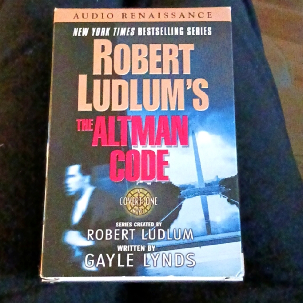 THE ALTMAN CODE by  Robert Ludlum Audio Cassette very good preowned condition